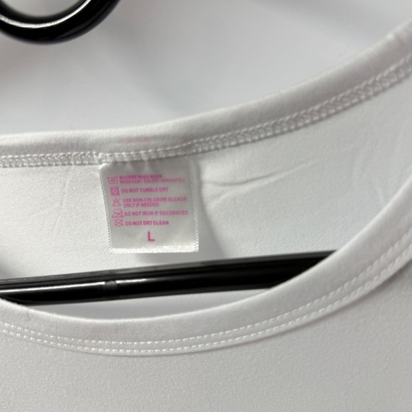 Halloween Tis the Season (Fall) Football Pumpkin White Crew Neck T-Shirt Large - Picture 9 of 9